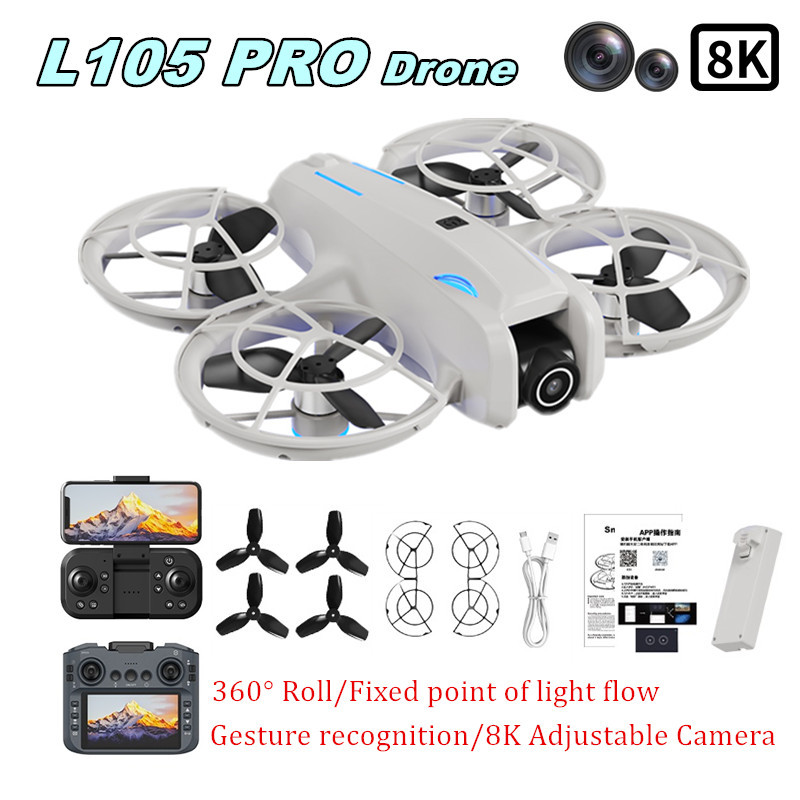 Drone L105 PRO Duel Lensa 8k A - Drone Camera Lens ulasan dan harga